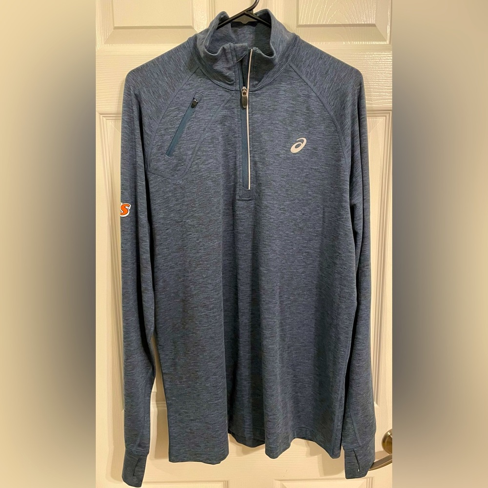 Navy ASICS Quarter-Zip